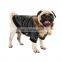 Waterproof Winter Fur leather coat jacket black brown leather dog clothes