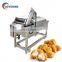 300kg/h stainless steel LNG heating Continuous snacks fryer machine