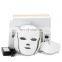 High quality Wholesale 7 colors LED light therapy mask with neck  PDT LED light facial whitening mask