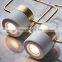 modern simple Vintage industrial wrought iron white acrylic hanging pendant lamp