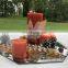 Stunning table mirror decorative glass mirror candle plate tray for wedding or party anniversary Christmas