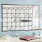 Glass Dry Erase Planner and Office Desk Frameless Tempered Dry Erase Calendar Glass White Board