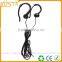 Fancy stereo fashion comfortable wholesale 3.5mm earphones with gold plug