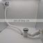 White bathtub shower room copper with overflow flexible pop-up waste drain