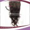 Grey ombre curly synthetic fiber hair extension clip in