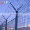 Powder Coating Welded Mesh Fence Concertina Razor Airpot Fence