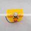 Cat excavator Square lights with yellow plastic cover