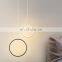 Simple modern geometry pendant light for decorate