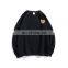 Custom Brand Round Neck Plain Sweatshirt Without Hood Thick Men Custom Pullover Hoodie Plus Size Men T-shirt