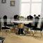 Modern home black gold velvet stainless steel dining chair