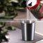 Wholesale high grade Top Quality  bar Beer Stack Tumbler 304 Stainless Steel Pint Cup