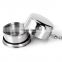 Best Selling Stainless Steel Collapsible Cup with Keychain, Camping Folding Cup