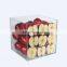 5 Sided Clear Fruit Display Box Custom Acrylic Fruit Storage Cube