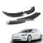 ABS Carbon Fiber Blow Molding Front Lip For Tesla Model 3 Sedan 4-door 2017-2019