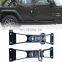 Black Door Hinges Foot Rest Pedal Peg For  Jeep Wrangler JK Hardtop 2007-2017