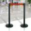 LG-D7 Aluminum allo Post Retractable Belt Stanchion pole