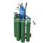 HG-IG 10L/ 40L/ 50L Black Empty N2/ O2/ Argon Empty Gas Cylinders with QF-2/ WO55 Valve
