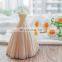 Wholesale creative  luxury wedding gift set home decor dress shape custom  aromatherapy fragrance soy wax scented candles