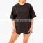 Wholesale Spring Oversize Blank Women Tees Cropped Plain T Shirt