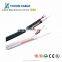 75Ohm Siamese Coaxial RG59 With Power Cable For CCTV Camera