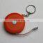 Promotional Round Shaped Keychain Custom Measuring Tape