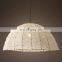 Modern Clay Bead Industrial LED Dome Chandelier Living Room Hotel Ceiling Home Decor Lighting Clay Dome Pendant light
