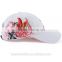 Fshion BUTTERFLY FLOWERS Cotton Embroidery Baseball Caps