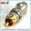 High end RCA RGB male plug and female jack socket CYB RX connector