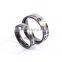 Top Sale fashion jewellery stainless steel jewelry black cross couple rings