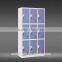 9 door double color gym locker design steel storage portable locker