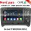 Wecaro Android 4.4.4 navigation system touch screen for audi tt car dvd player WIFI 3G bluetooth 2006-2014