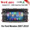 Wecaro WC-FU7608 Android 4.4.4 dvd player indash car audio system for ford mondeo 2007 - 2010 BT gps 3g TV