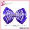 Chinese hair clip accessories hair bows made of hair,green hair accessories