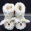 New fashion and hot selling plush animal fabric cotton boots, animal soft plush indoor boot