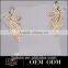 Excellent white gold jewelry diamond earring