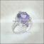 925 Sterling Silver Natural Amethyst Set Jewelry