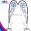 wholesale durable outdoor colorful print bow feather banner