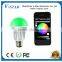 High Brightness music flashing RGBW Bluetooth e27 led bulb,smart timer E27 wifi led bulb