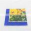 printed paper napkin with flower image