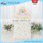 BB-LZ-006 100%cotton muslin hooded baby swaddle wrap blanket with exquisite lace
