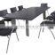 Modern Small Round Melamine Office Meeting Table (SZ-MT123)