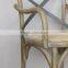 Wooden Antique Cross Back Dining Chair/Wedding Chair with arm