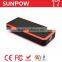 Car kit 12000mah power bank charger multi-functional jump starter