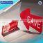 Supermarket PVC Shelf Wobbler Display