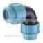 pp compression fitting 90 dwg equal elbow