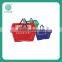 Best selling plastic carry/hand held retail shopping baskets with moderate price