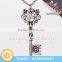 Factory Price Nickel Free Antique Silver Key Charm Necklace for Wholesale