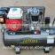 100L 5.5hp gasoline engine Italy type belt driven air compressoe