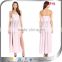 Custom New Pink Ball Gown Sexy Prom Party Long Strapless Bridesmaid Dress