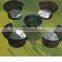 PE rattan garden table chair set for outdoor furniture
